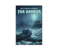 TSNKNP Fallout 4 Far Harbor Poster Decorative Painting Canvas Wall Art Living Room Poster Bedroom Painting Wall Art Picture Print Modern Family Room Decor 16 x 24 Inches (40 x 60 cm)