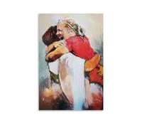TSNKNP First Day In Heaven Jesus Christ Poster Decorative Painting Canvas Wall Art Living Room Poster Bedroom Painting Wall Art Picture Print Modern Family Room Decor 12 x 18 Inches (30 x 45 cm)