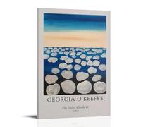 TSNKNP Georgia O Keeffe Above The Clouds Art Poster Decorative Painting Canvas Wall Art Living Room Poster Bedroom Painting, Wall Art Picture Print Modern Family Room Decor 12 x 18 Inches (30 x 45 cm)