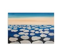 TSNKNP Georgia O Keeffe Above The Clouds Poster Decorative Painting Canvas Wall Art Living Room Poster Bedroom Painting, Wall Art Picture Print Modern Family Room Decor 16 x 24 Inches (40 x 60 cm)