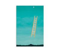 TSNKNP Georgia O Keeffe Ladder to The Moon Poster Decorative Painting Canvas Wall Art Living Room Poster Bedroom Painting, Wall Art Picture Print Modern Family Room Decor 08 x 12 Inch (20 x 30 cm)