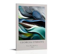 TSNKNP Georgia O Keeffe The Lake Art Poster Decorative Painting Canvas Wall Art Living Room Poster Bedroom Painting Wall Art Picture Print Modern Family Room Decor 12 x 18 Inches (30 x 45 cm)