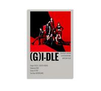 TSNKNP GI-DLE Korea Grou Poster Decorative Painting Canvas Wall Art Living Room Poster Bedroom Painting Wall Art Picture Print Modern Family Room Decor 16 x 24 Inches (40 x 60 cm)