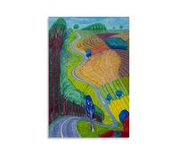 TSNKNP Going-up-garrowby-hill David Hockney Poster Decorative Painting Canvas Wall Art Living Room Poster Bedroom Painting Wall Art Picture Print Modern Family Room Decor 20 x 30 Inches (50 x 75 cm)