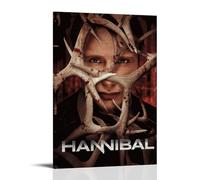 TSNKNP Hannibal TV Poster Decorative Painting Canvas Wall Art Living Room Poster Bedroom Painting Wall Art Picture Print Modern Family Room Decor 12 x 18 Inches (30 x 45 cm)