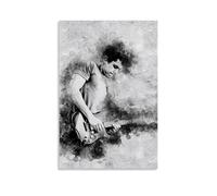 TSNKNP John Mayer Black White Poster Decorative Painting Canvas Wall Art Living Room Poster Bedroom Painting Wall Art Picture Print Modern Family Room Decor 20 x 30 Inches (50 x 75 cm)