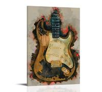 TSNKNP John Mayer Electric Guitar Poster Decorative Painting Canvas Wall Art Living Room Poster Bedroom Painting Wall Art Picture Print Modern Family Room Decor 24 x 36 Inches (60 x 90 cm)