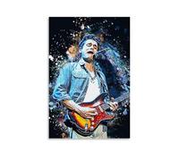 TSNKNP John Mayer Guitar Singer Pop Retro Art Poster Decorative Painting Canvas Wall Art Living Room Poster Bedroom Painting Wall Art Picture Print Modern Family Room Decor 24 x 36 Inches (60 x 90 cm)