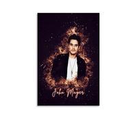 TSNKNP John Mayer Rock Singer Art Poster Decorative Painting Canvas Wall Art Living Room Poster Bedroom Painting Wall Art Picture Print Modern Family Room Decor 08 x 12 Inches (20 x 30 cm)