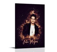 TSNKNP John Mayer Rock Singer Art Poster Decorative Painting Canvas Wall Art Living Room Poster Bedroom Painting Wall Art Picture Print Modern Family Room Decor 16 x 24 Inches (40 x 60 cm)