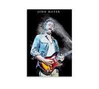 TSNKNP John Mayer Rock Singer Poster Decorative Painting Canvas Wall Art Living Room Poster Bedroom Painting Wall Art Picture Print Modern Family Room Decor 24 x 36 Inches (60 x 90 cm)
