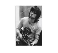 TSNKNP Keith Richards Poster Decorative Painting Canvas Wall Art Living Room Poster Bedroom Painting Wall Art Picture Print Modern Family Room Decor 12 x 18 Inches (30 x 45 cm)