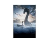 TSNKNP Loch Ness Monster Movie Poster Decorative Painting Canvas Wall Art Living Room Poster Bedroom Painting Wall Art Picture Print Modern Family Room Decor 12 x 18 Inches (30 x 45 cm)