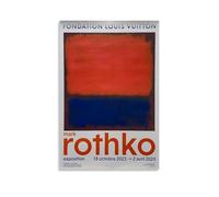 TSNKNP Mark Rothko Fondation Poster Decorative Painting Canvas Wall Art Living Room Poster Bedroom Painting Wall Art Picture Print Modern Family Room Decor 24 x 36 Inches (60 x 90 cm)