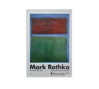 TSNKNP Mark Rothko - Red Green Poster Decorative Painting Canvas Wall Art Living Room Poster Bedroom Painting, Wall Art Picture Print Modern Family Room Decor 08 x 12 Inches (20 x 30 cm)