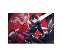 TSNKNP Persona 5 Royal And Ann Poster Decorative Painting Canvas Wall Art Living Room Poster Bedroom Painting Wall Art Picture Print Modern Family Room Decor 12 x 18 Inches (30 x 45 cm)