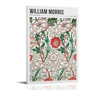 TSNKNP Pink and Rose William Morris Art Poster Decorative Painting Canvas Wall Art Living Room Poster Bedroom Painting Wall Art Picture Print Modern Family Room Decor 12 x 18 Inches (30 x 45 cm)