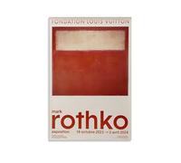 TSNKNP Rothko Mark Poster Decorative Painting Canvas Wall Art Living Room Poster Bedroom Painting Wall Art Picture Print Modern Family Room Decor 16 x 24 Inches (40 x 60 cm)