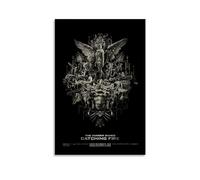 TSNKNP The Hunger Games Catching Fire Poster Decorative Painting Canvas Wall Art Living Room Poster Bedroom Painting Wall Art Picture Print Modern Family Room Decor 12 x 18 Inches (30 x 45 cm)
