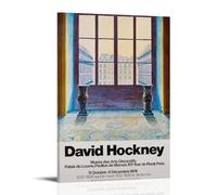 TSNKNP Two-vases-in-the-louvre- David Hockney Poster Decorative Painting Canvas Wall Art Living Room Poster Bedroom Painting, Wall Art Picture Print Modern Family Room Decor 16 x 24 Inches (40 x 60 cm