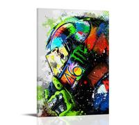 TSNKNP Valentino Rossi Poster Decorative Painting Canvas Wall Art Living Room Poster Bedroom Painting Wall Art Picture Print Modern Family Room Decor 12 x 18 Inches (30 x 45 cm)