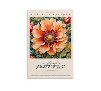 TSNKNP William Morris Floral & Fauna Poster Decorative Painting Canvas Wall Art Living Room Poster Bedroom Painting Wall Art Picture Print Modern Family Room Decor 12 x 18 Inches (30 x 45 cm)