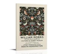 TSNKNP William Morris Inspired Birds Poster Decorative Painting Canvas Wall Art Living Room Poster Bedroom Painting Wall Art Picture Print Modern Family Room Decor 20 x 30 Inches (50 x 75 cm)