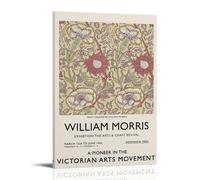 TSNKNP William Morris Pink and Rose Poster Decorative Painting Canvas Wall Art Living Room Poster Bedroom Painting Wall Art Picture Print Modern Family Room Decor 16 x 24 Inches (40 x 60 cm)