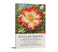 TSNKNP William Morris Rose Art Poster Decorative Painting Canvas Wall Art Living Room Poster Bedroom Painting Wall Art Picture Print Modern Family Room Decor 12 x 18 Inches (30 x 45 cm)