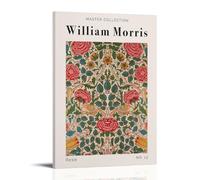 TSNKNP William Morris Rose Poster Decorative Painting Canvas Wall Art Living Room Poster Bedroom Painting Wall Art Picture Print Modern Family Room Decor 12 x 18 Inches (30 x 45 cm)