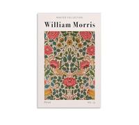 TSNKNP William Morris Rose Poster Decorative Painting Canvas Wall Art Living Room Poster Bedroom Painting Wall Art Picture Print Modern Family Room Decor 12 x 18 Inches (30 x 45 cm)