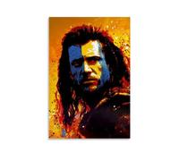 TSNKNP William Wallace Braveheart Poster Decorative Painting Canvas Wall Art Living Room Poster Bedroom Painting Wall Art Picture Print Modern Family Room Decor 12 x 18 Inches (30 x 45 cm)