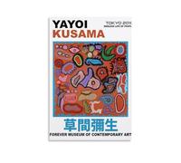 TSNKNP Yayoi Kusama Fantasy Fan Art Poster Decorative Painting Canvas Wall Art Living Room Poster Bedroom Painting Wall Art Picture Print Modern Family Room Decor 12 x 18 Inches (30 x 45 cm)