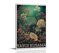 TSNKNP Yayoi Kusama Fantasy Flowers Poster Decorative Painting Canvas Wall Art Living Room Poster Bedroom Painting Wall Art Picture Print Modern Family Room Decor 24 x 36 Inches (60 x 90 cm)