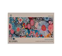 TSNKNP Yayoi Kusama Flower Art Poster Decorative Painting Canvas Wall Art Living Room Poster Bedroom Painting Wall Art Picture Print Modern Family Room Decor 24 x 36 Inches (60 x 90 cm)