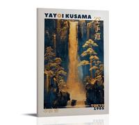 TSNKNP Yayoi Kusama Gold Tree Poster Decorative Painting Canvas Wall Art Living Room Poster Bedroom Painting Wall Art Picture Print Modern Family Room Decor 12 x 18 Inches (30 x 45 cm)