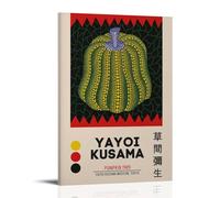 TSNKNP Yayoi Kusama Yellow Pumpkin Poster Decorative Painting Canvas Wall Art Living Room Poster Bedroom Painting Wall Art Picture Print Modern Family Room Decor 20 x 30 Inches (50 x 75 cm)