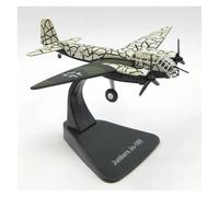 TSOENMCSW Diecast Model Plane 1/144 Scale JUNKERS JU188 Army Bomber Diecast Metal Military Plane Aircraft Airplane Model Toy For Display Collection and Gifts