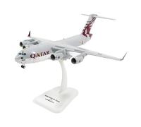 TSOENMCSW Diecast Model Plane For C-17 QATAR C17 HG7075 1:200 Scale Simulation Transport Aircraft Plane Alloy Model Toy For Display Collection and Gifts
