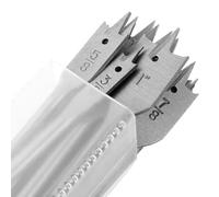 TsoLay 13-Piece Spade Drill Bit Sets, Alloy Steel Paddle Flat Bit, Flat Wood Hole Cutter Fit for Woodworking, Assorted Bits