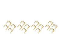 TsoLay 16Pcs Violin Fine Tuners Gold Violin Parts String Adjusters Replacement for 4/4 Violin