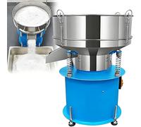 TsoLay 180W Commercial Automatic Vibrating Sieve, Automatic Powder Sifter Machine with 60 Mesh Filter, Leak-Proof Conical Design, 1420RPM Stable Vibration Performance for Rice and Particles