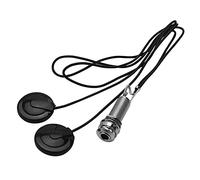 TsoLay 21-INCHES Wire Length 1/4 Inch Output Jack 2 In 1 Piezo Pickup Disc Transducer for Guitar Violin Ukulele Mandolin Banjo Cello(with cover)