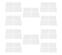 TsoLay 240 Pieces Drum Dampeners, Drum Damper Gel Pads Drum Silencers Non- Soft Silicone Drum Mute (Clear)