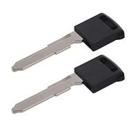 TsoLay 2X Smart Remote Emergency Key Entry Blank Blade Uncut Insert PG543K For -4 Grand Vitara 2006-2012 (Black)