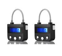 TsoLay 2X Time Lock Electronic Timer Lock Household Temporary Lock Time Lock Electronic Lock Countdown