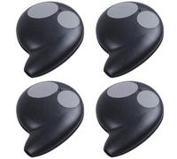 TsoLay 4X 2 Buttons Key Case Remote Control Key Case for Cobra Alarm Fob Without Battery Black, 750124388