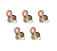 TsoLay 5X Yoga Cymbals Brass Cymbal Bell Chimes Tibetan Buddhist Style Meditation Yoga Accessory Instrument Cymbals,C