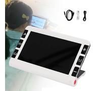 TsoLay 7 Inch Portable Digital Video Magnifier, Electronic Magnifier Reader, 2X-32X Magnification and 19 Color Modes, Dual Lens Switching, for The Visually Impaired, Low Vision, Color Blindness
