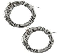 TsoLay 8 Pcs Stainless Steel Bass Strings Bass Guitar Parts Accessories Guitar String Silver Plated Gauge Bass Accessories